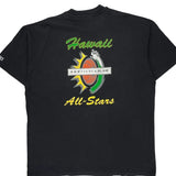 Hawaii All-Stars Asics Graphic T-Shirt - 2XL Black Cotton
