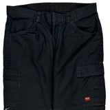 Dickies Cargo Trousers - 34W 31L Black Cotton