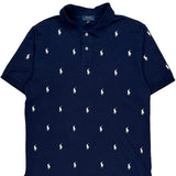 Age 18-20 Polo By Ralph Lauren Polo Shirt - XL Navy Cotton