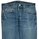 501 Levis Jeans - 33W 32L Blue Denim