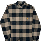 Carhartt Checked Flannel Shirt - Medium Beige Cotton