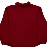 Ralph Lauren 1/4 Zip - Large Red Cotton