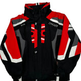 X-Static Insulation Spyder Graphic Ski Jacket - Small White Polyester