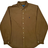 Ralph Lauren Shirt - XL Brown Cotton