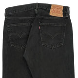 501 Levis Jeans - 32W 30L Black Cotton