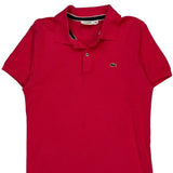 Lacoste Polo Shirt - XL Red Cotton