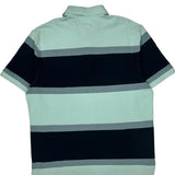 Tommy Hilfiger Striped Polo Shirt - XL Blue Cotton