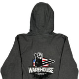 Sysco Warehouse Carhartt Graphic Hoodie - Medium Gray Cotton Blend