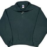 Made In USA Russell Athletic Sweatshirt - Large Green Cotton