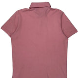 Tommy Hilfiger Slim Fit Polo Shirt - Large Pink Cotton