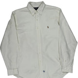Ralph Lauren Shirt - Large White Cotton