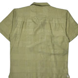 Platinum Hawaiian Shirt - Large Beige Silk