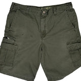 Dickies Cargo Shorts - 36W 11L Green Cotton