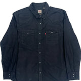 Levis Denim Shirt - Large Black Cotton
