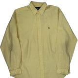 Ralph Lauren Shirt - Large Yellow Cotton