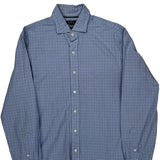 Polo By Ralph Lauren Slim Fit Shirt - Medium Blue Cotton