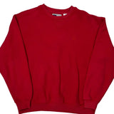 Fila Sweatshirt - XL Red Cotton Blend