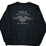 Nees Harley-Davidson Galesburg, Il Harley Davidson Graphic Sweatshirt - Large Gray Cotton Blend