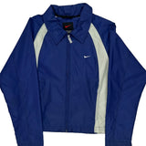 Nike Windbreaker - Small Blue Polyester