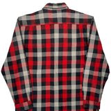 Carhartt Checked Flannel Shirt - Large Red Cotton