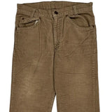 Levis Cord Trousers - 28W 30L Brown Corduroy