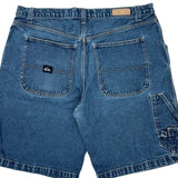Quiksilver Denim Shorts - 38W 9L Blue Denim