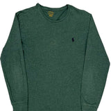 Polo By Ralph Lauren Long Sleeve T-Shirt - Small Green Cotton