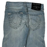 True Religion Slim Fit Jeans - 30W 28L Light Wash Denim