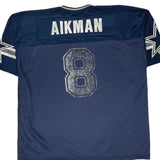Cowboys Champion Nfl Football Jersey - Large Blue Polyester