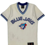 Blue Jays Majestic Mlb Jersey - Small White Polyester