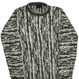 Coogi Sweater - Medium White Cotton