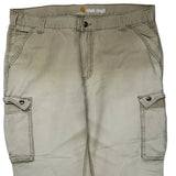 Carhartt Cargo Trousers - 38W 29L Beige Cotton