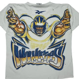 Wolverines Reebok College T-Shirt - Large White Cotton