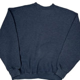 Blank Russell Athletic Sweatshirt - Large Grey Cotton Blend
