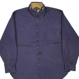 Tommy Hilfiger Shirt - Large Purple Cotton