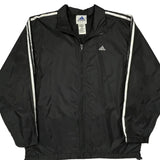 Adidas Windbreaker - Medium Black Nylon