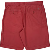 Tommy Hilfiger Chino Shorts - 35W 9L Red Cotton