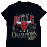 Chicago Bulls Made In USA Nba T-Shirt - Small Black Cotton