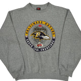 Baltimore Ravens Nike Football Sweatshirt - Large Gray Cotton