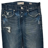 Mek Boot Cut Jeans - 34W 31L Blue Denim