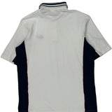 Levis Striped Polo Shirt - Large White Cotton