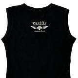 Harley Davidson Graphic Tank Top - Small Black Cotton