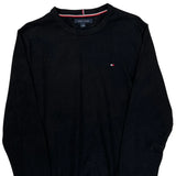 Tommy Hilfiger Sweater - Large Black Cotton