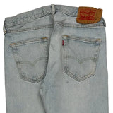 501 Levis Jeans - 32W 30L Light Wash Cotton