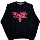 Holmen Football Russell Athletic Sweatshirt - Medium Black Cotton