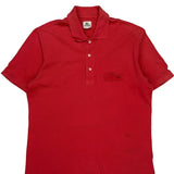 Lacoste Polo Shirt - Large Red Cotton
