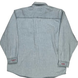 Exxonmobil Lee Sport Denim Shirt - XL Light Wash Cotton