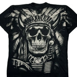 Rock Eagle Single Stitch T-Shirt - XL Black Cotton