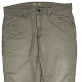 Blue Mountain Cargo Trousers - 38W 30L Khaki Cotton