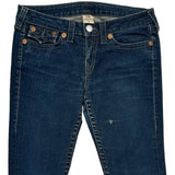 True Religion Skinny Jeans - 32W UK 12 Dark Wash Cotton Blend